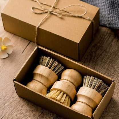 Natural dish cleaning brush Wooden Handle