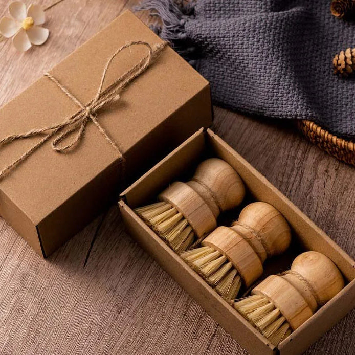 Natural dish cleaning brush Wooden Handle