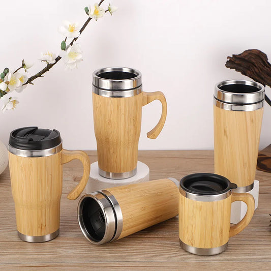 Display Bamboo Coffee Cup