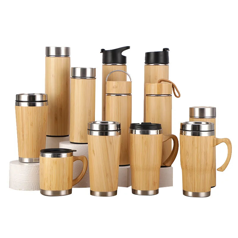 Display Bamboo Coffee Cup