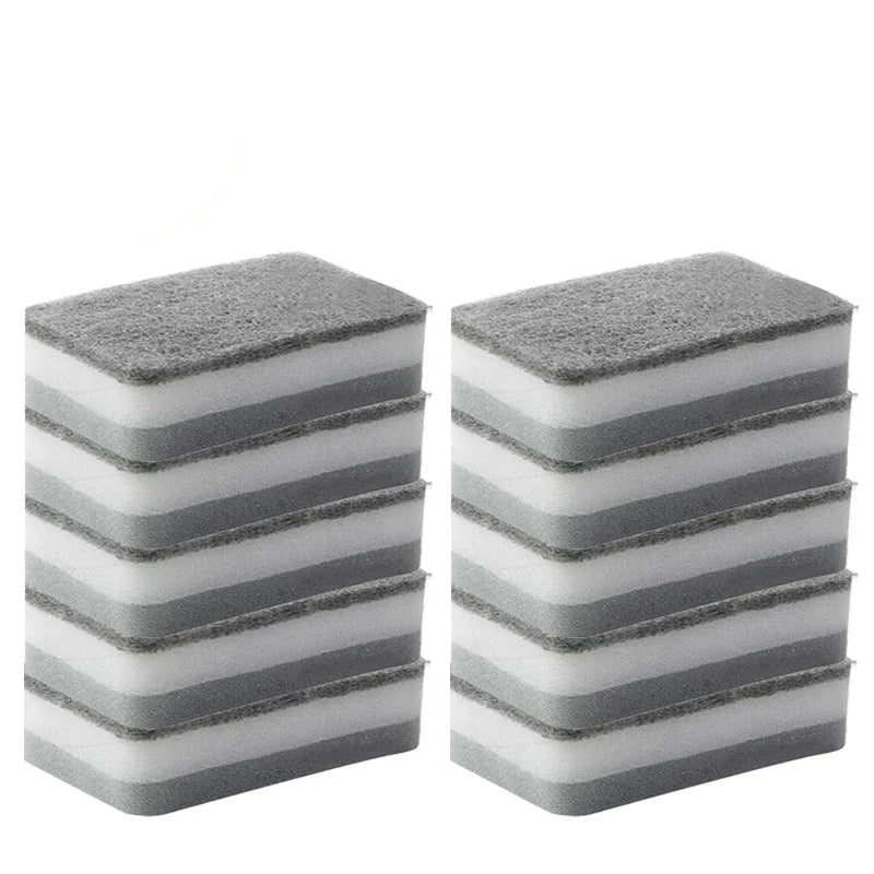 30/5Pcs Magic Cleaning Sponges Double-Sided Reusable Kitchen Sponge