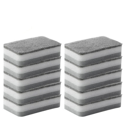 30/5Pcs Magic Cleaning Sponges Double-Sided Reusable Kitchen Sponge