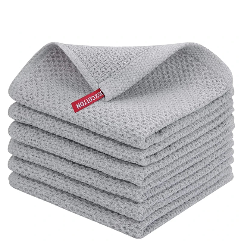 100% Cotton Dishcloth Ultra Soft Absorbent Kitchen Towel