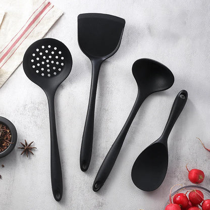 1-4Pcs Non-Stick Spatula Shovel Soup Spoon Colander Rice Scoop