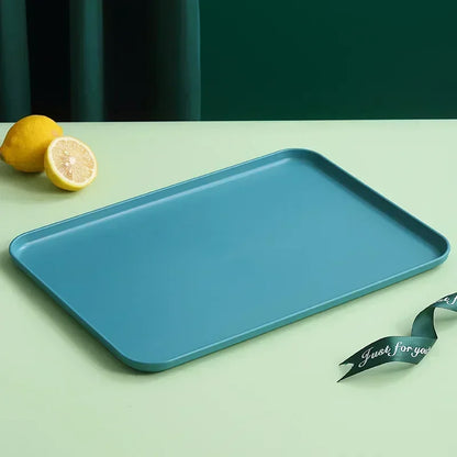 Wheat Straw Fruit Salad Tray Rectangular Dim Sum Dessert