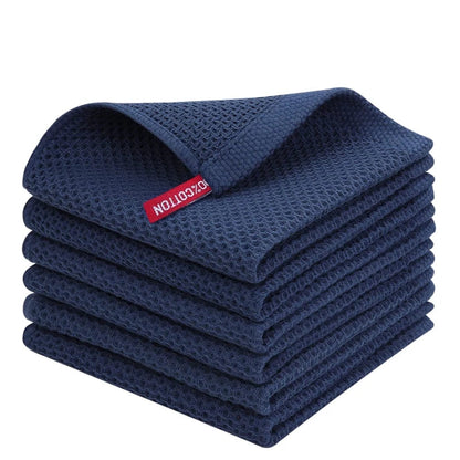 100% Cotton Dishcloth Ultra Soft Absorbent Kitchen Towel