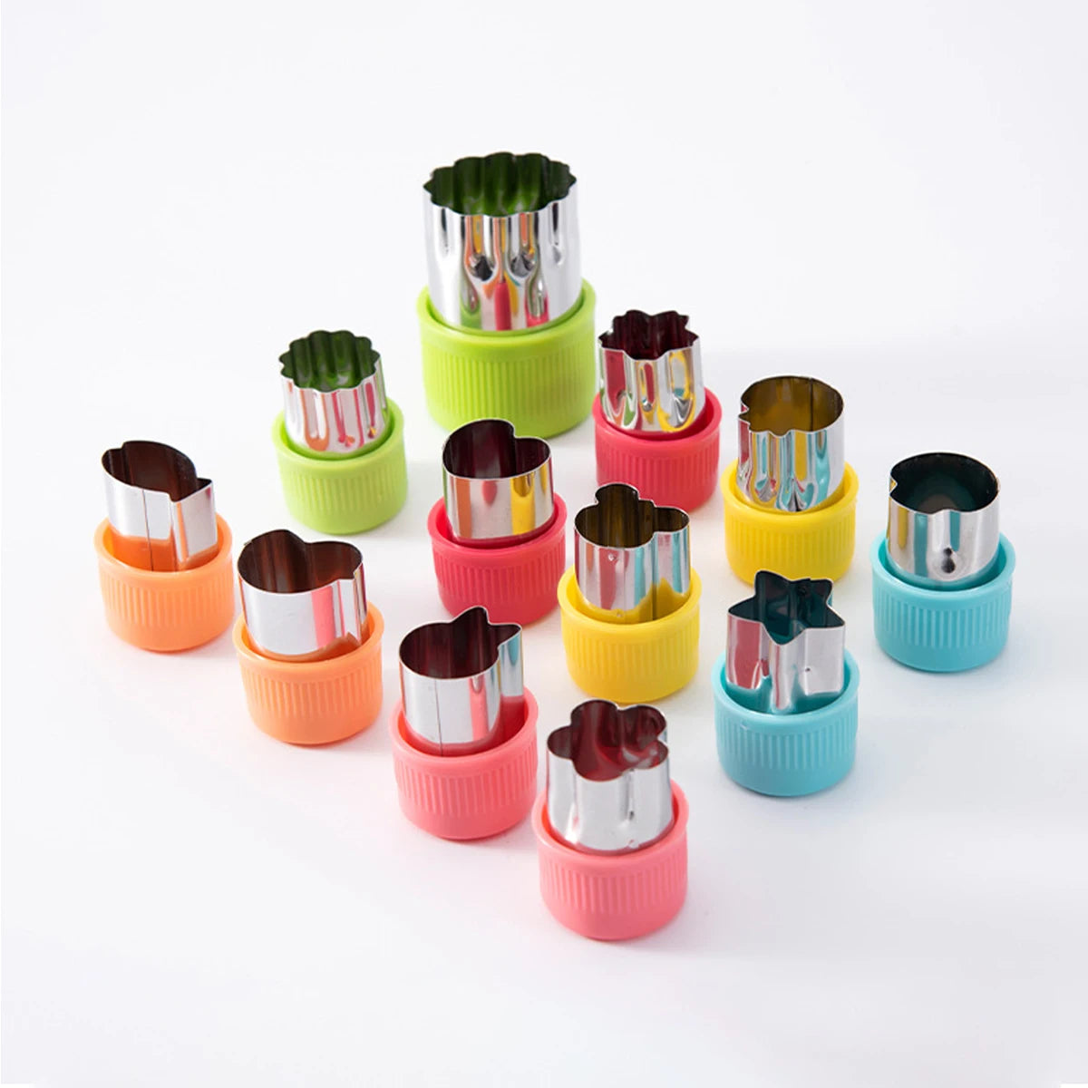 12 Pcs Vegetable Cutter Shapes Sets
