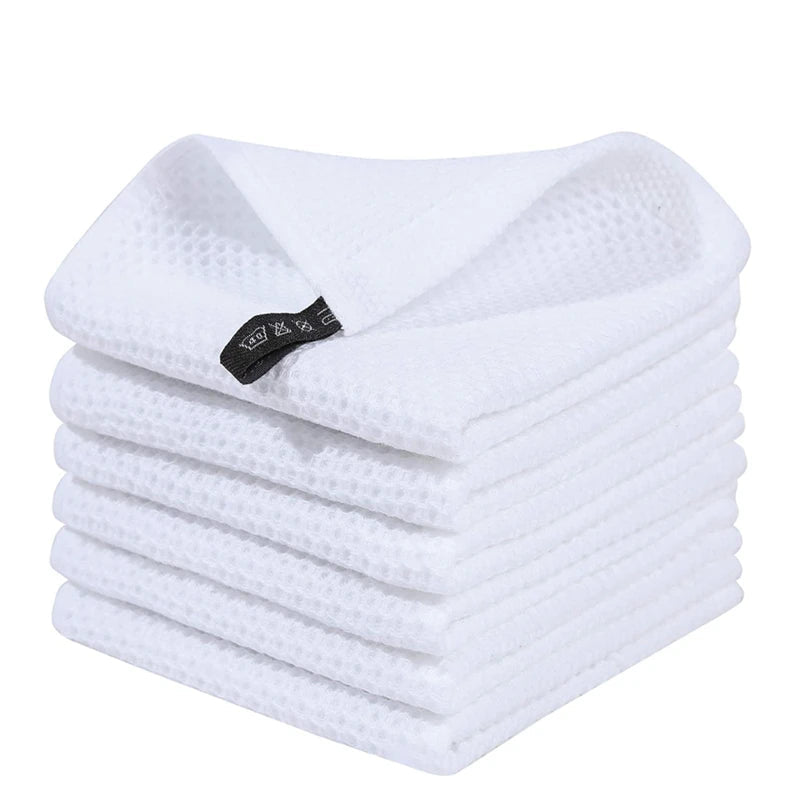 100% Cotton Dishcloth Ultra Soft Absorbent Kitchen Towel