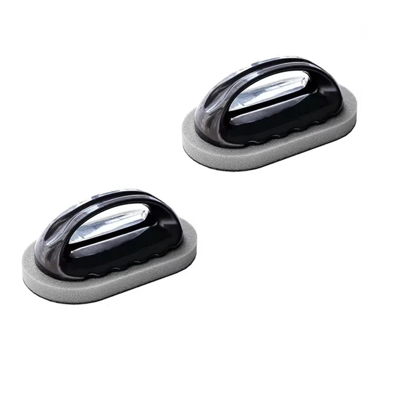 Magic Emery Sponge Brush with Handle Reusable Wipe Eraser Cleaner