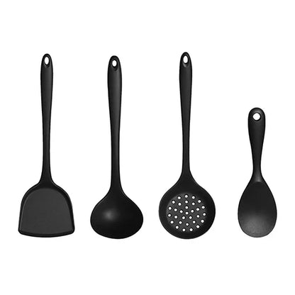 1-4Pcs Non-Stick Spatula Shovel Soup Spoon Colander Rice Scoop