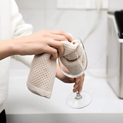 100% Cotton Dishcloth Ultra Soft Absorbent Kitchen Towel