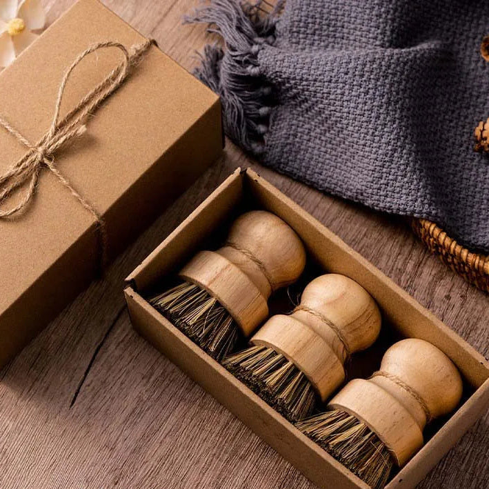 Natural dish cleaning brush Wooden Handle